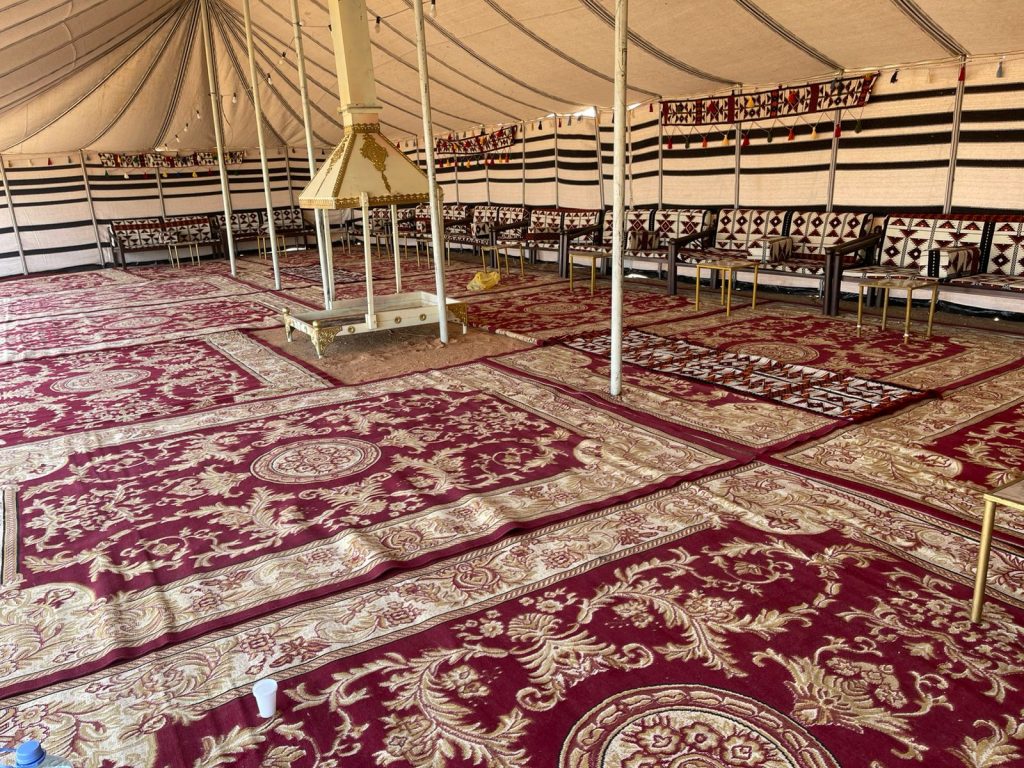 تأجير بيوت شعر بجميع المقاسات 966552224079