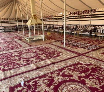 تأجير بيوت شعر بجميع المقاسات 966552224079